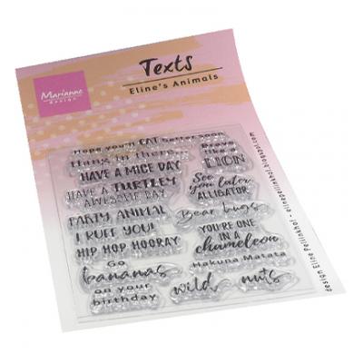 Marianne Design Clear Stamps - Texts